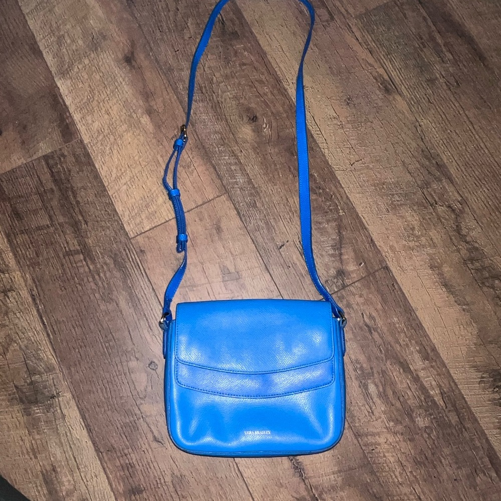 Vera Bradley Blue Crossbody Bag Great Condition